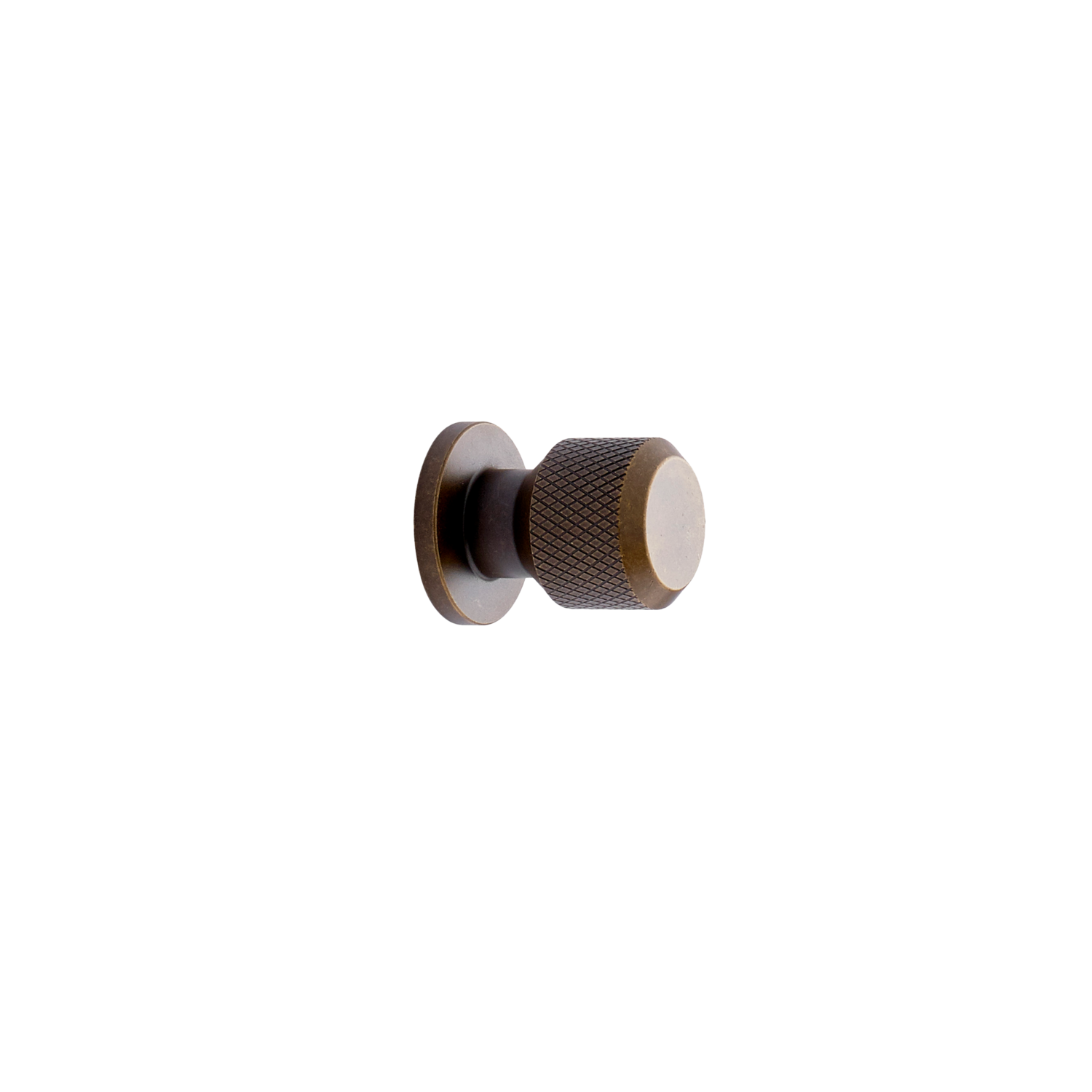 Knop manor round ø30x35 zamak antiek messing